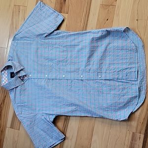 Tailorbyrd plaid shirt small